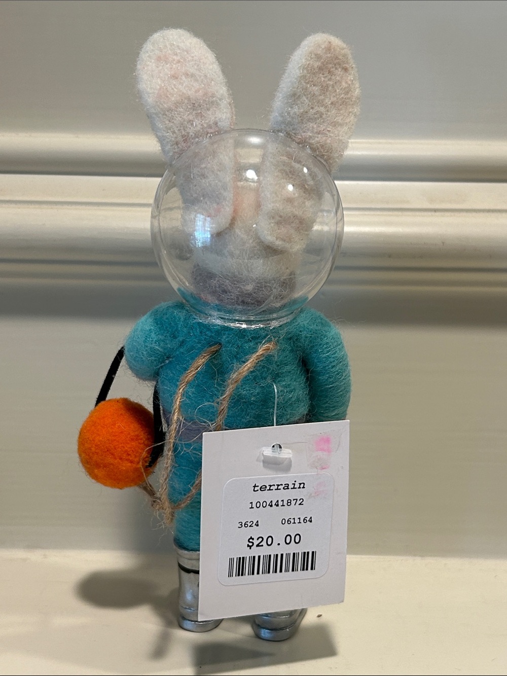 Anthropologie Terrain Astronaut Bunny Felt Critter - Picture 3 of 4